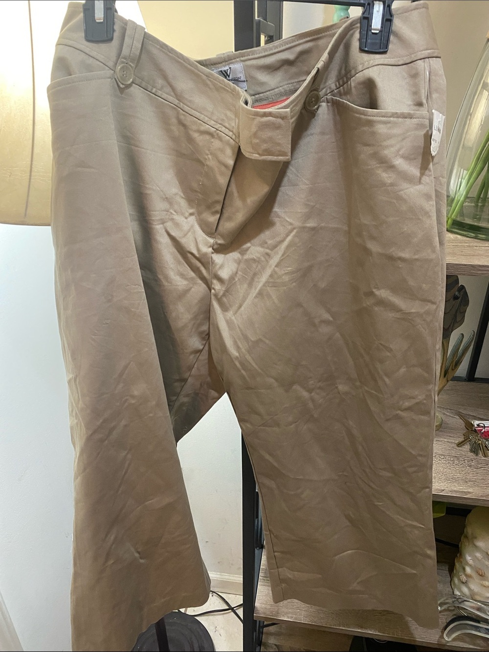 Worthington Cropped Ankle Pants in Light Brown